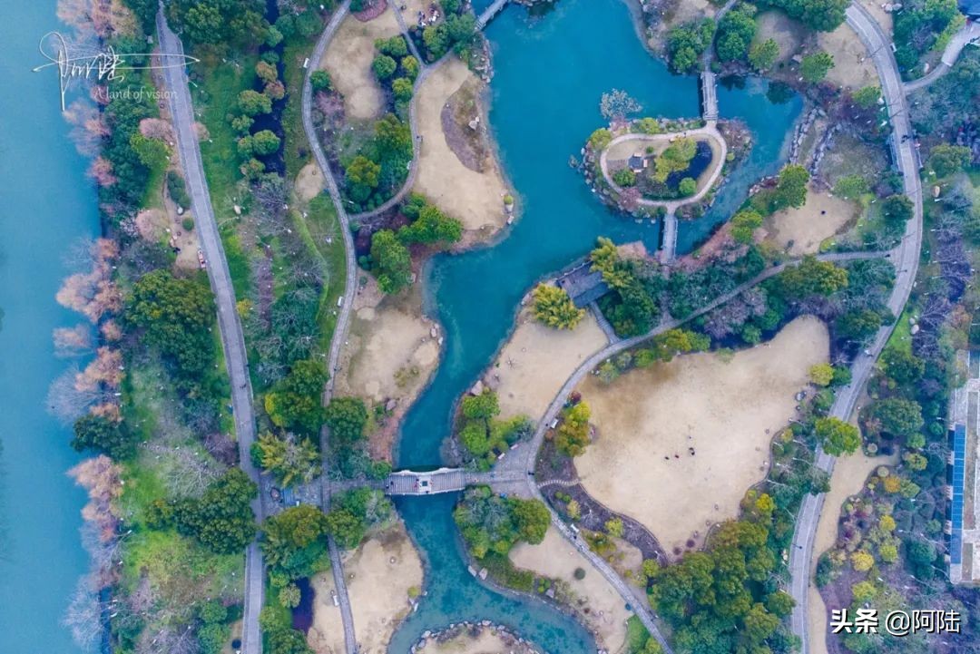 桃花源景区拍照怎么拍出高级感,桃花源的桃花航拍