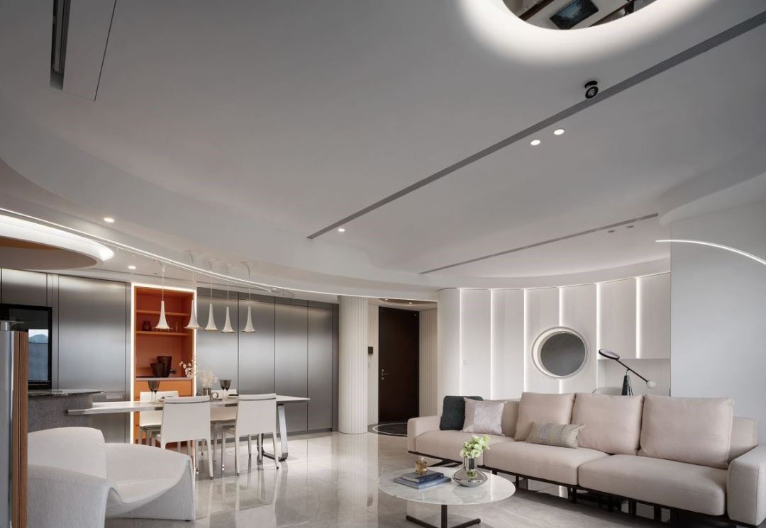 125㎡客餐厅全开放，美貌又透亮！家像艺廊，医生夫妻大爱