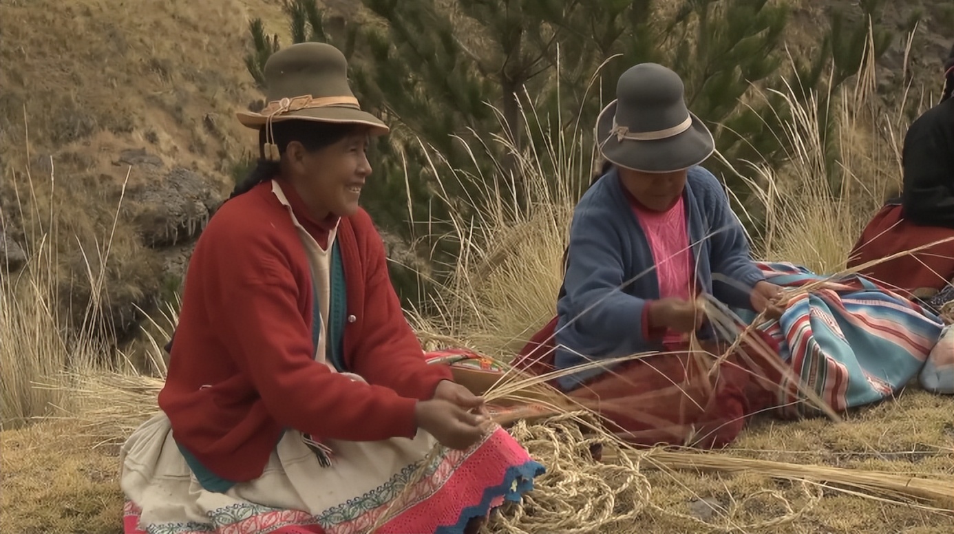 1000人用野草编织30米长的吊索桥，三天完工，每年都要换一次新桥