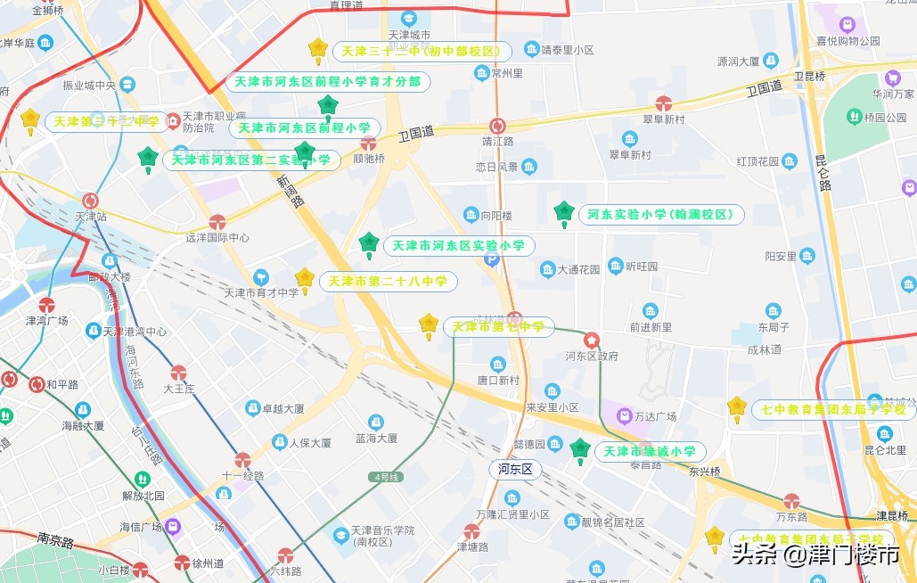 天津河东区学校片区划分及排名表,先有大直沽后有天津卫民俗