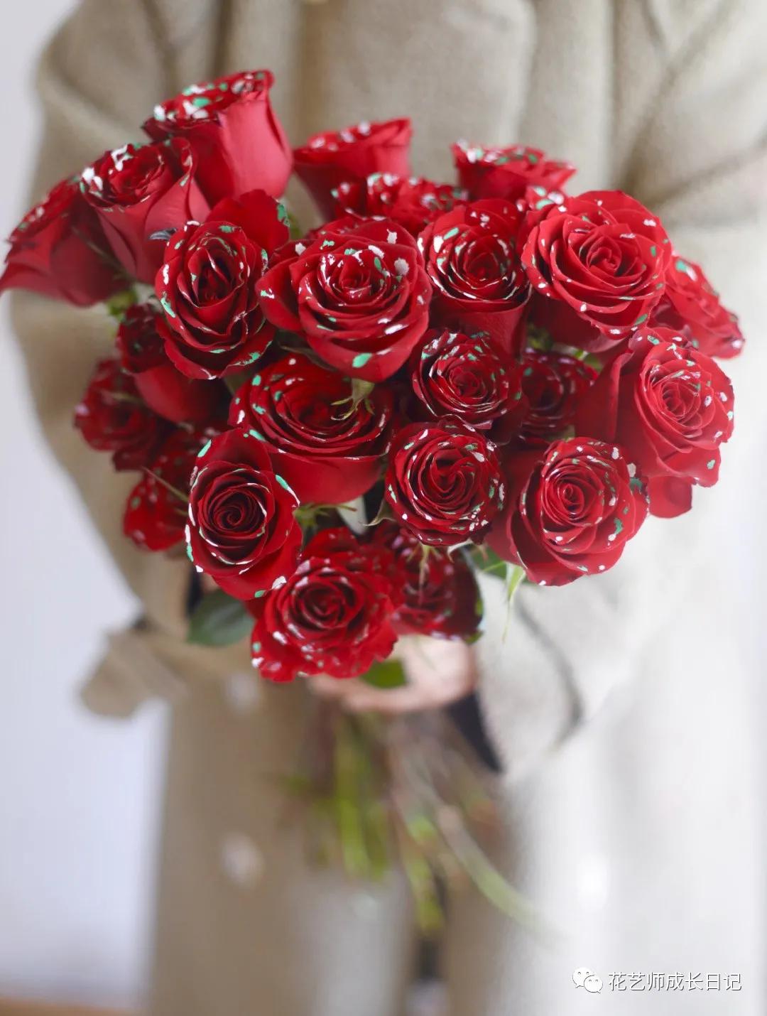 100朵玫瑰样式,圣诞限定玫瑰花