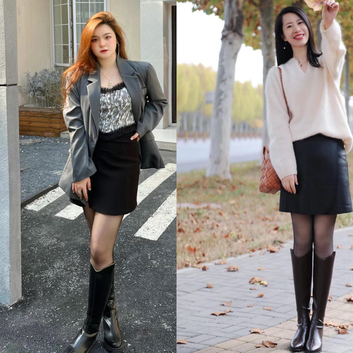 新年穿搭单品红丝袜,穿搭大气舒适减龄不累脚