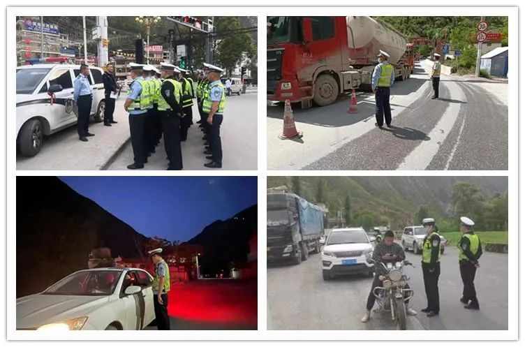 交通安保工作前24小时开展情况,小长假道路交通安保工作首日告捷