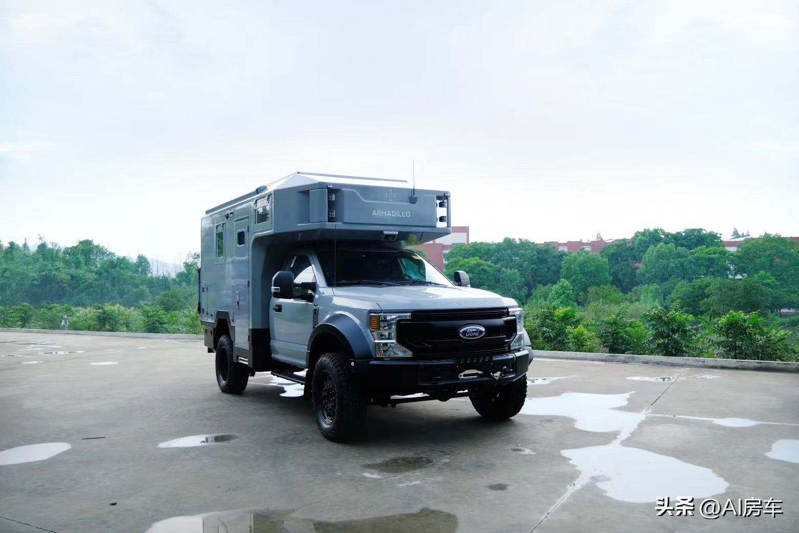 非常少见的阿莫迪罗福特f550房车,f550锐行者越野房车户外旅游视频