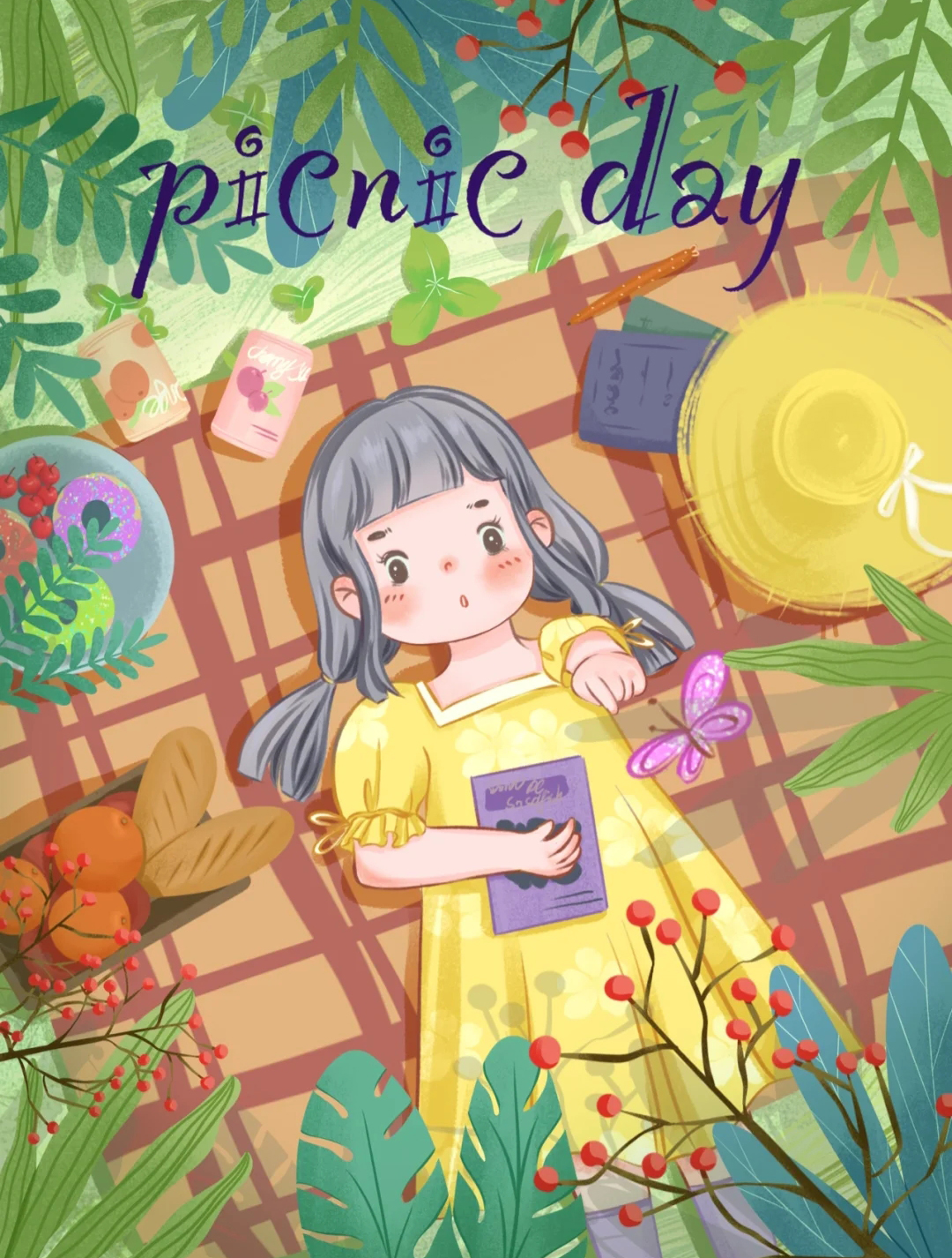 插画希望能治愈你的不开心,插画治愈心理