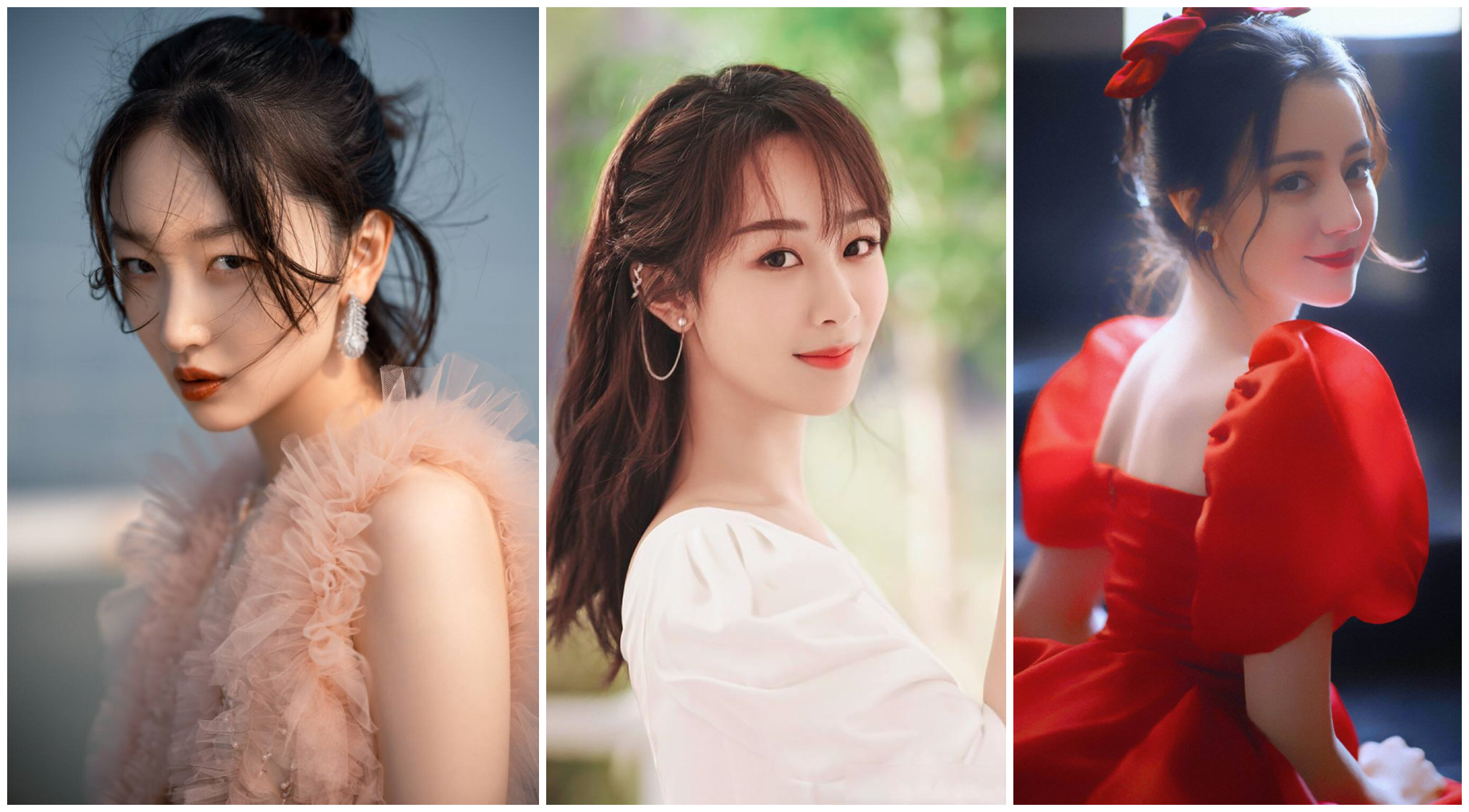 92年的迪丽热巴杨紫周冬雨,90后小花杨紫迪丽热巴周冬雨