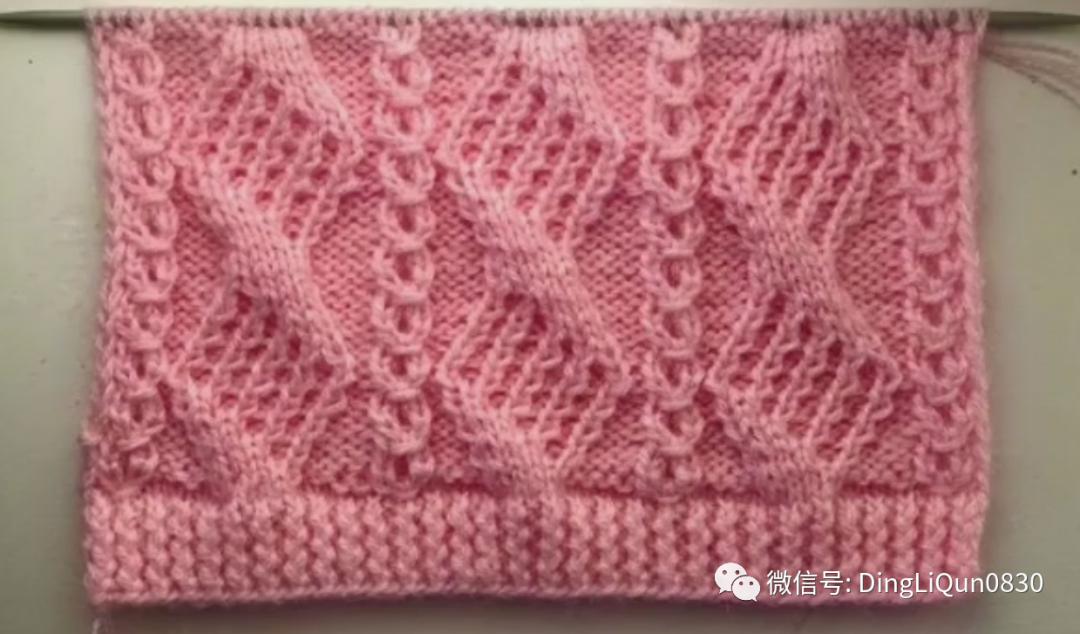 500个毛衣花样完整大平针版,毛衣华夫针花型图案大全