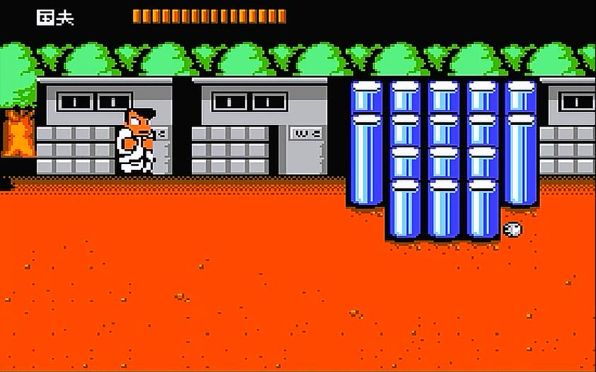 fc热血物语挡住多少人,fc热血物语打到学校门进不去