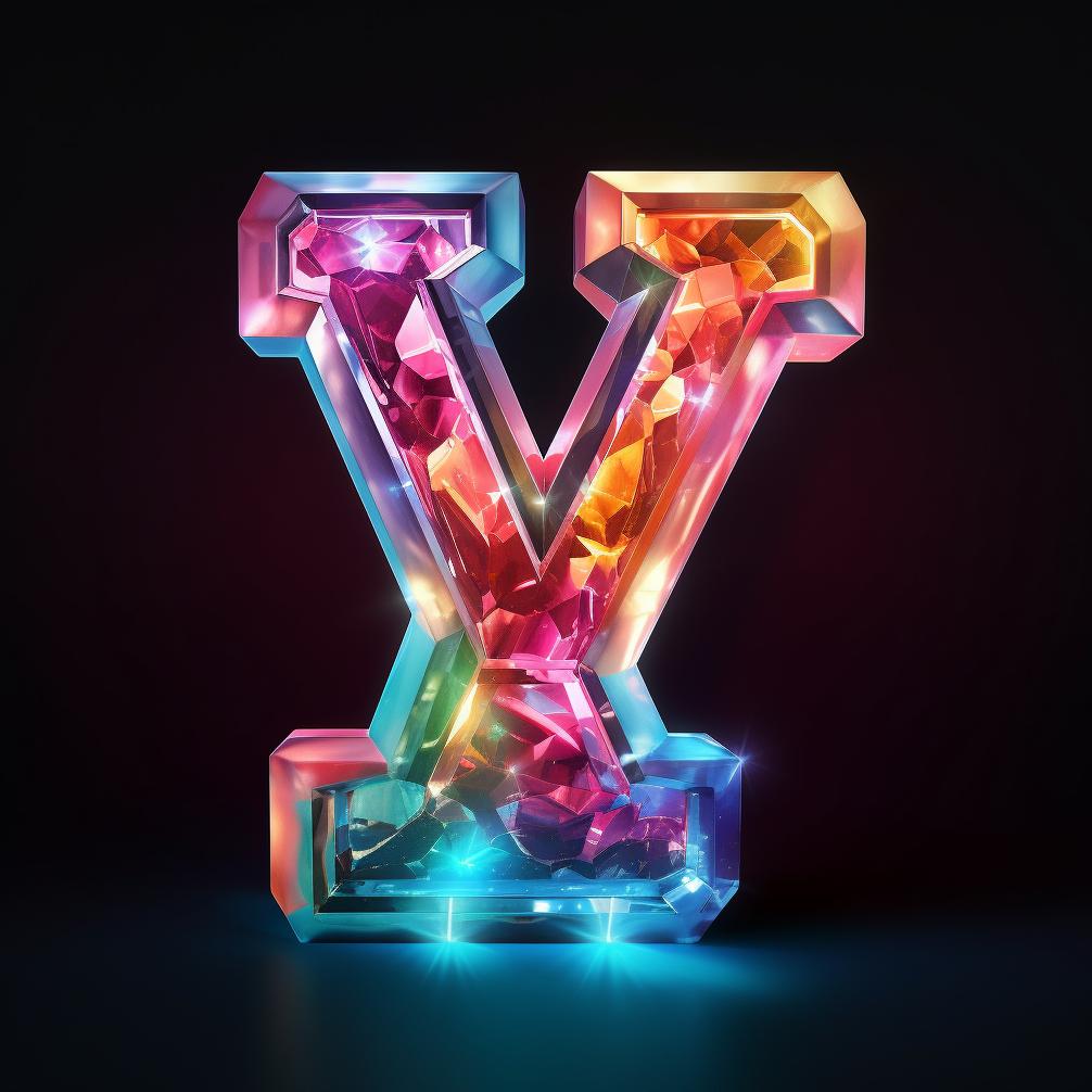 d字母设计,水晶字母设计