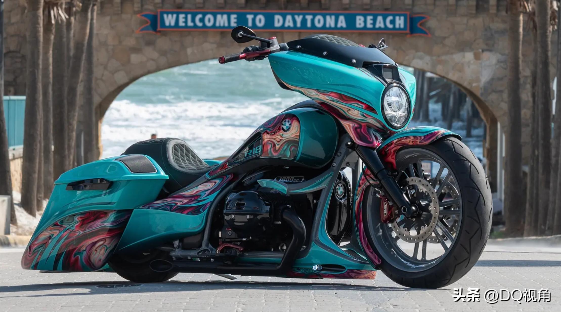 德国宝马m8改装,2021款宝马r18复古改装风格