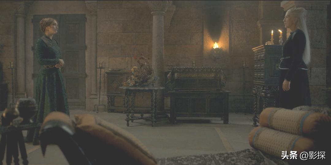 龙之家族两条龙对峙,龙之家族对比权游