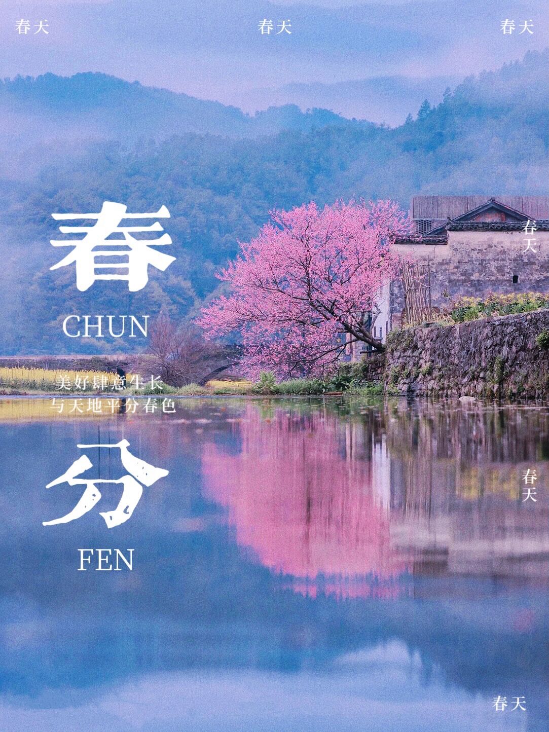 日月阳阴两均天，春半春生恰春分——春分，阴阳相半的智慧