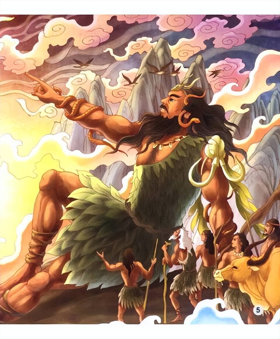 远古传说中的夸父,上古神话的英雄夸父