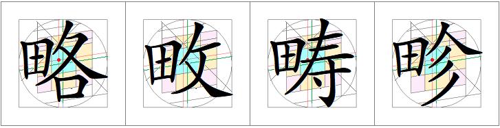 汉字书写的重心,汉字的重心是什么