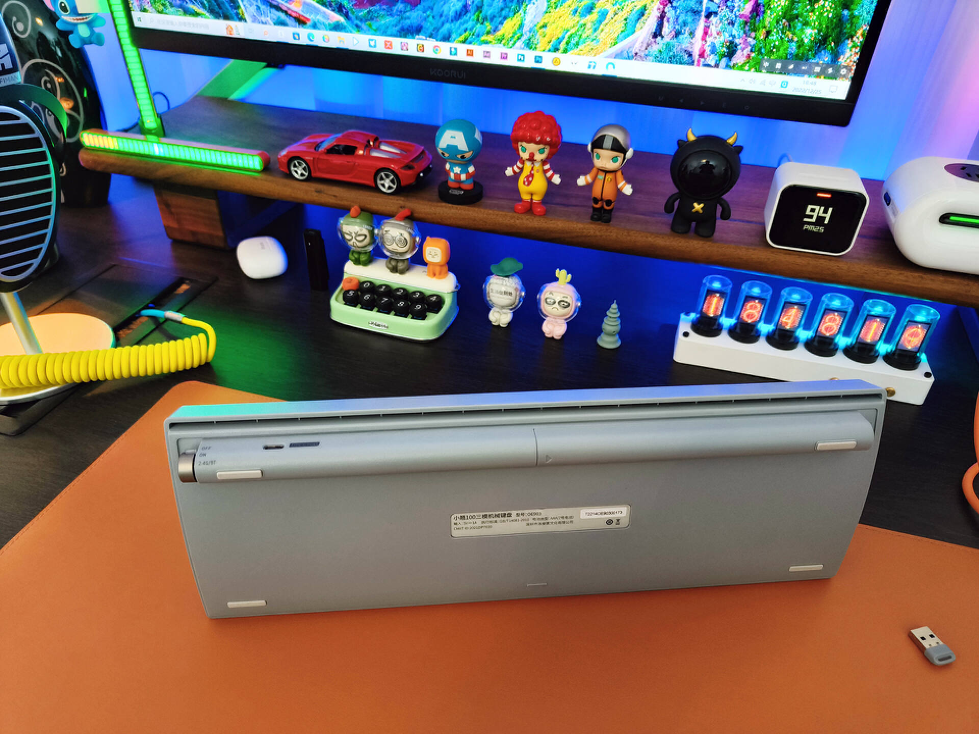 lofree洛斐小翘键盘测评,洛斐lofree星河小翘100键开箱