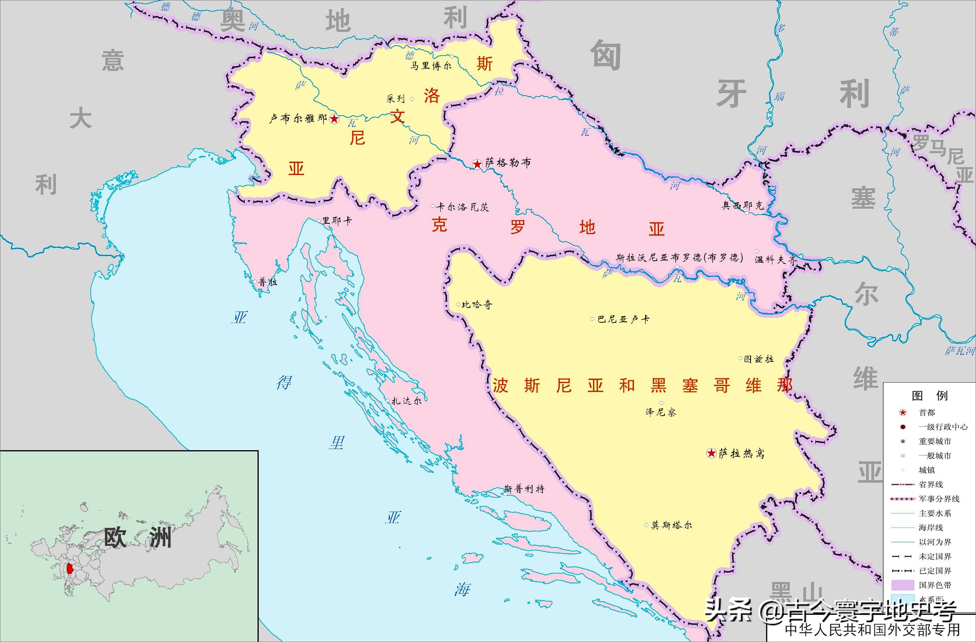 欧洲行政区划地图高清大图,欧洲国家行政区划图