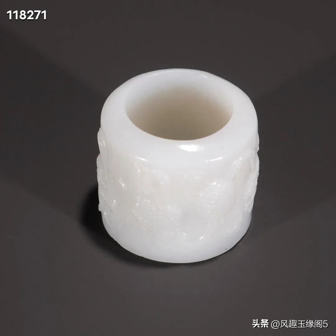 和田玉扳指大号,和田玉青花扳指尺寸