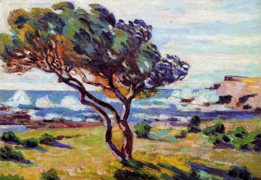 田园山水印象主义油画,关于意大利文化的美术作品