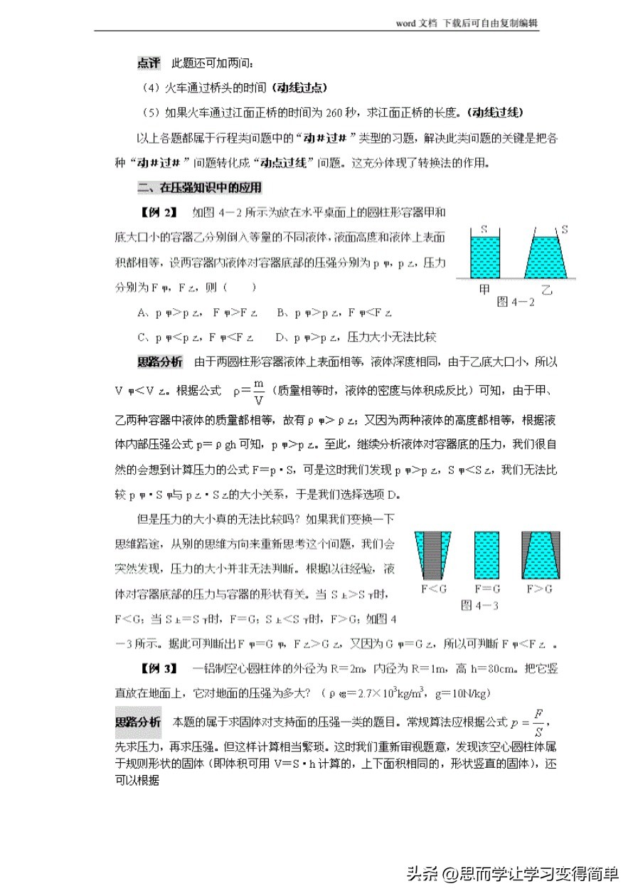 初中物理解题方法大全及技巧,初中物理解题技巧大全及解析