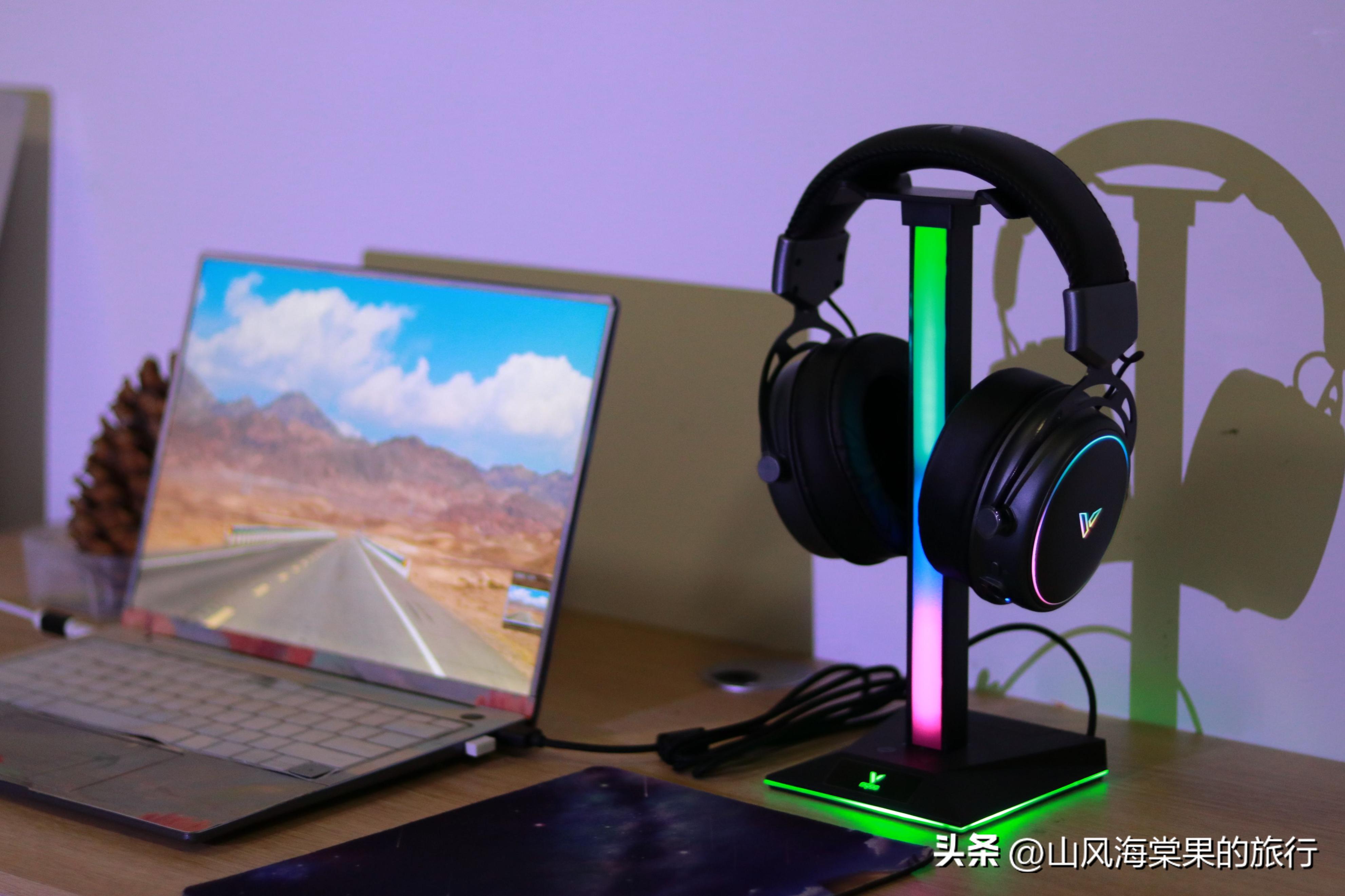 雷柏v800耳机怎么样,雷柏VH800无线RBG游戏耳机