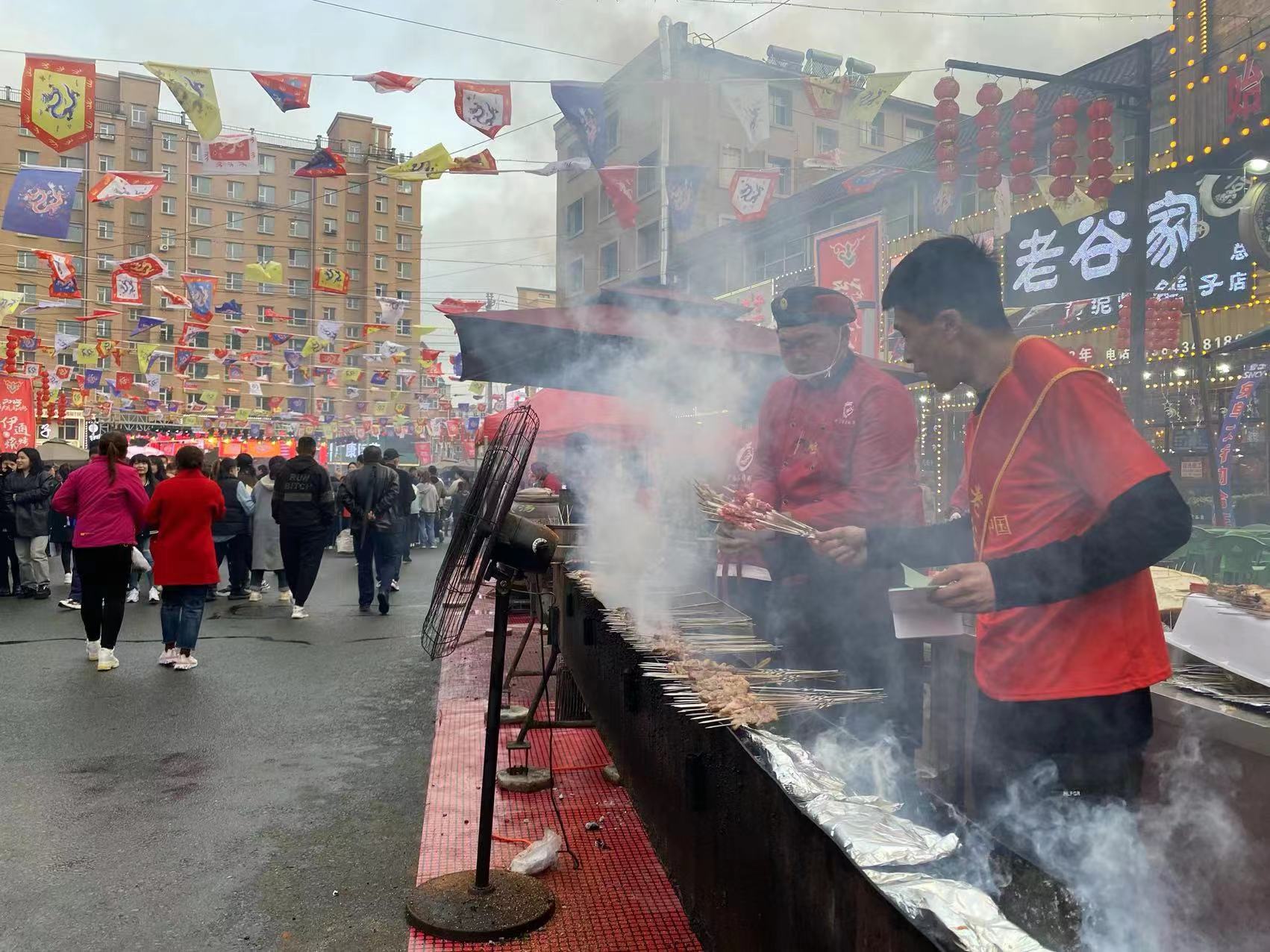 伊通县烧烤,伊鹿高鸽美食文化节