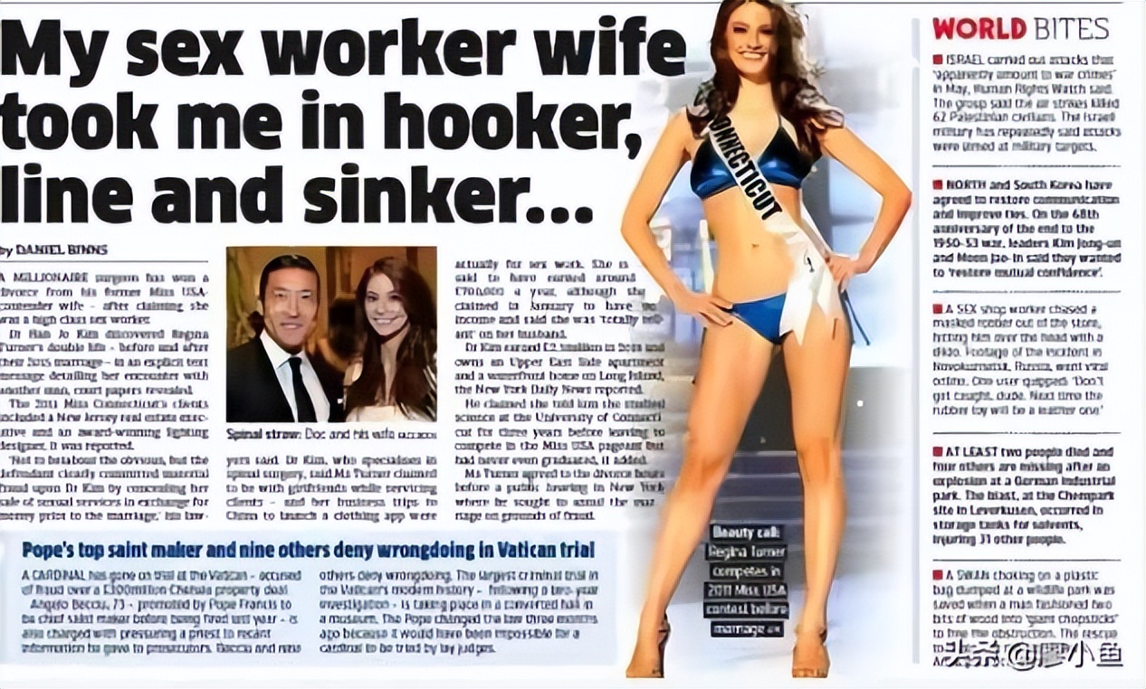 美籍亚医年入320万美金，妻子却飞往世界各地做应召女郎，缺钱？