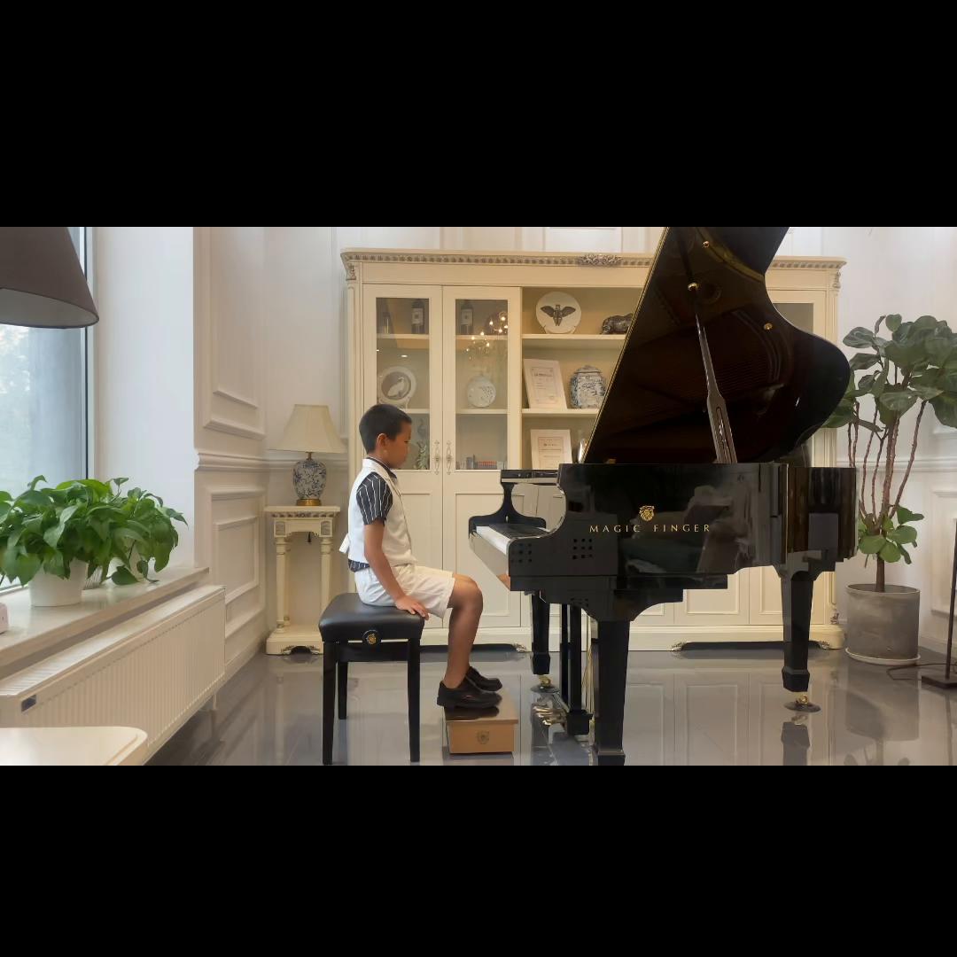 天才小孩学乐器,小男孩学琴