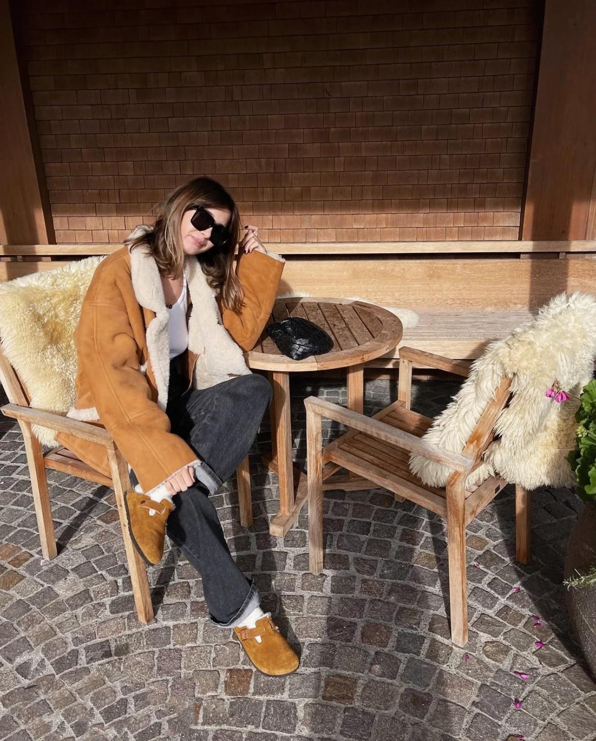 麂皮绒短外套穿搭,麂皮外套复古穿搭