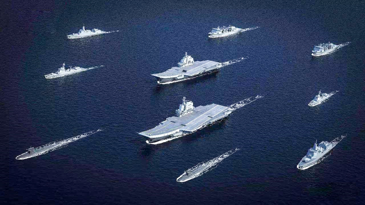 美军视角下的中国航母,美军中国航母编队