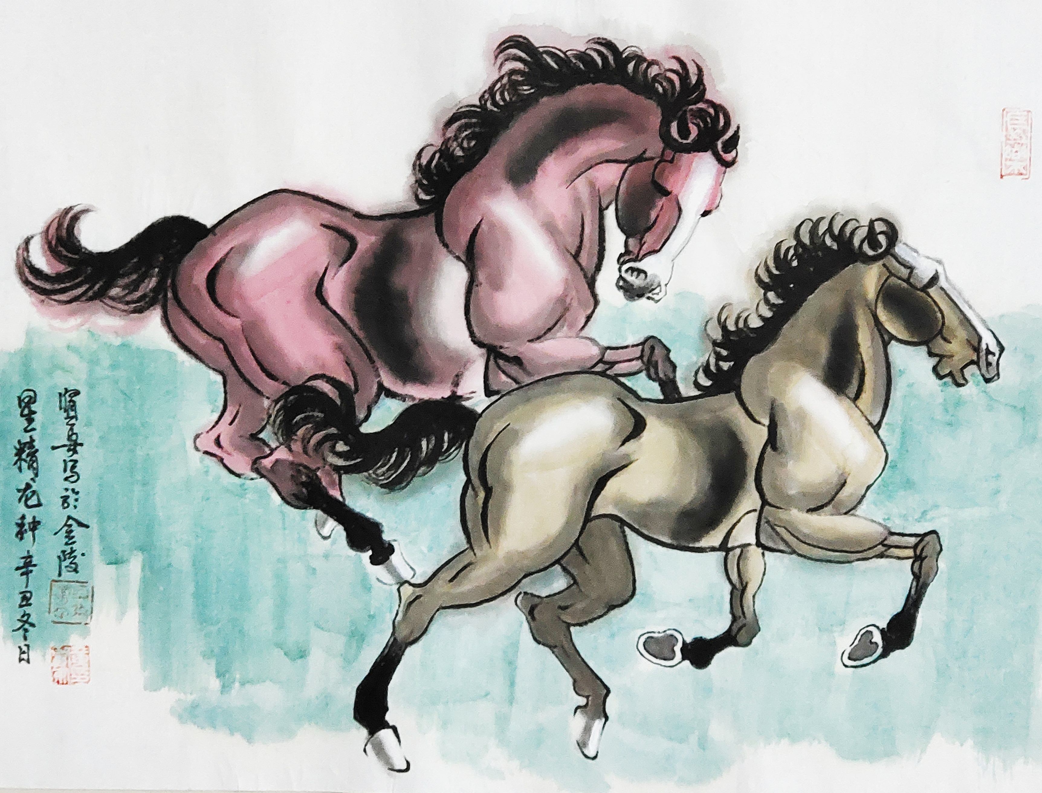 迎冬奥庆新春书画,迎元宵庆冬奥绘画一等奖