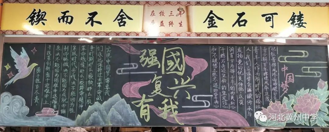 喜迎二十大强国复兴有我板报,强国复兴有我争做时代新青年板报