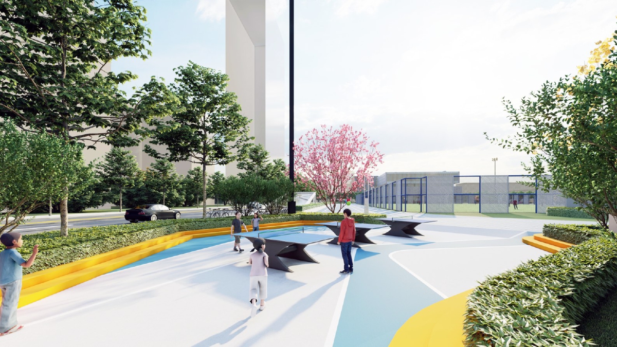 体育馆综合体,复兴桥体育综合体