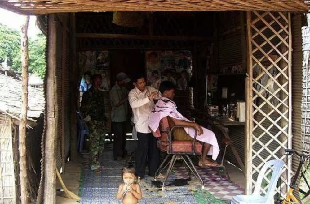 柬埔寨美发店现状,柬埔寨发廊理发