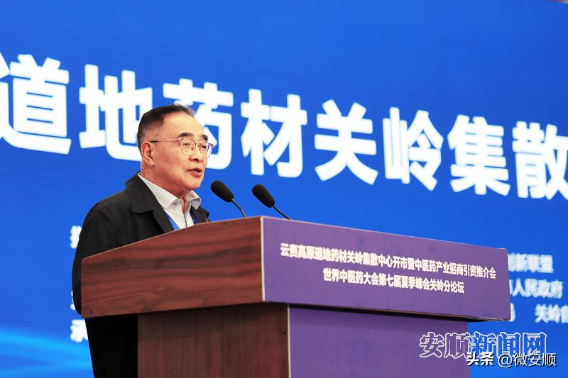 云贵高原道地药材关岭集散中心开市暨中医药产业招商引资推介会世界中医药大会第七届夏季峰会关岭分论坛举行