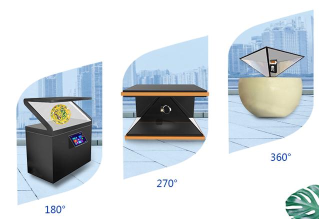 全息展示柜效果图,全息柜展厅展示