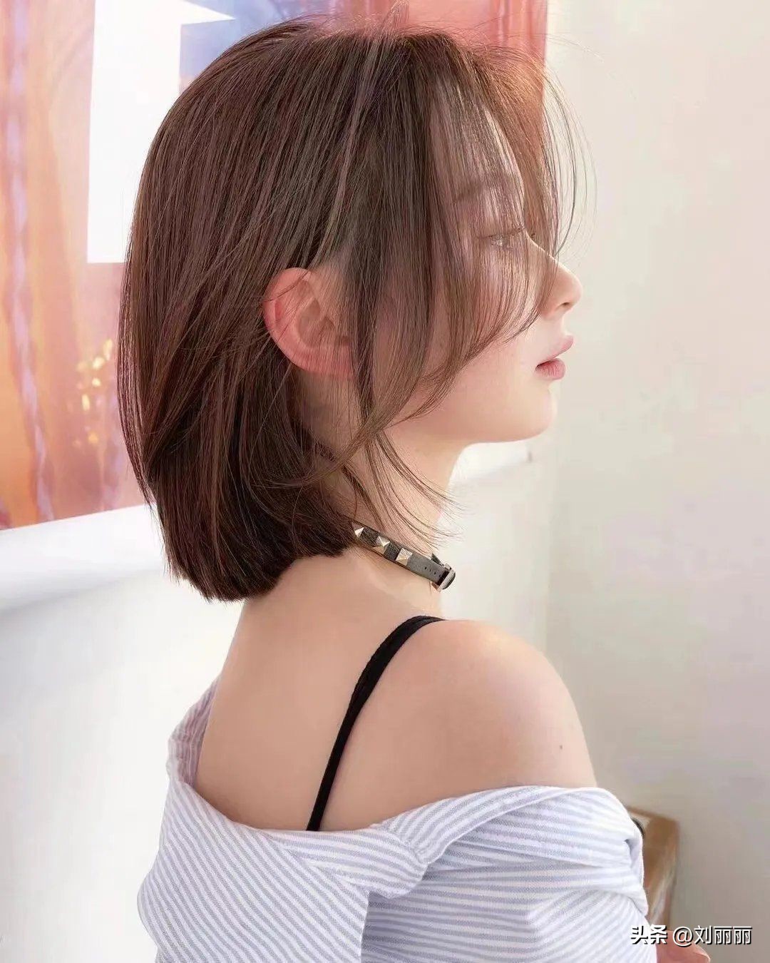 波波头挑染造型怎么搭配,减龄波波头烫发发型