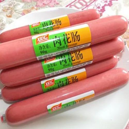 双汇火腿肠品味美食中的经典之选,双汇甜辣味火腿肠吃货视频