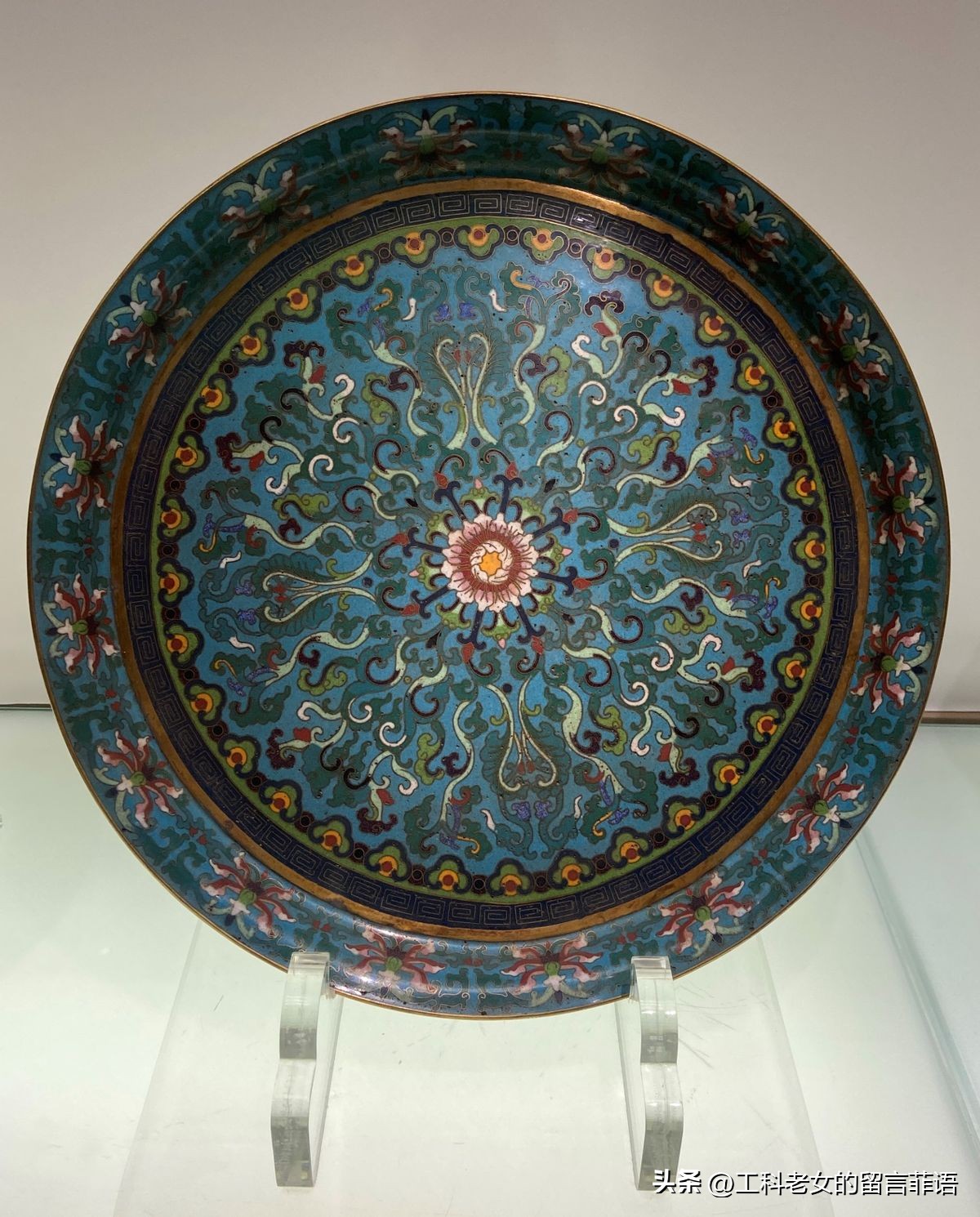 清代景泰蓝花卉瓶底款大全,北京观复博物馆景泰蓝工艺画