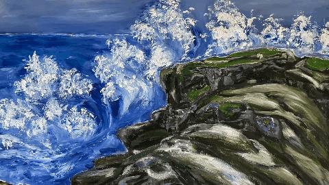 57岁北漂女工，在女厕3㎡管道间里画画：这里安放我的灵魂