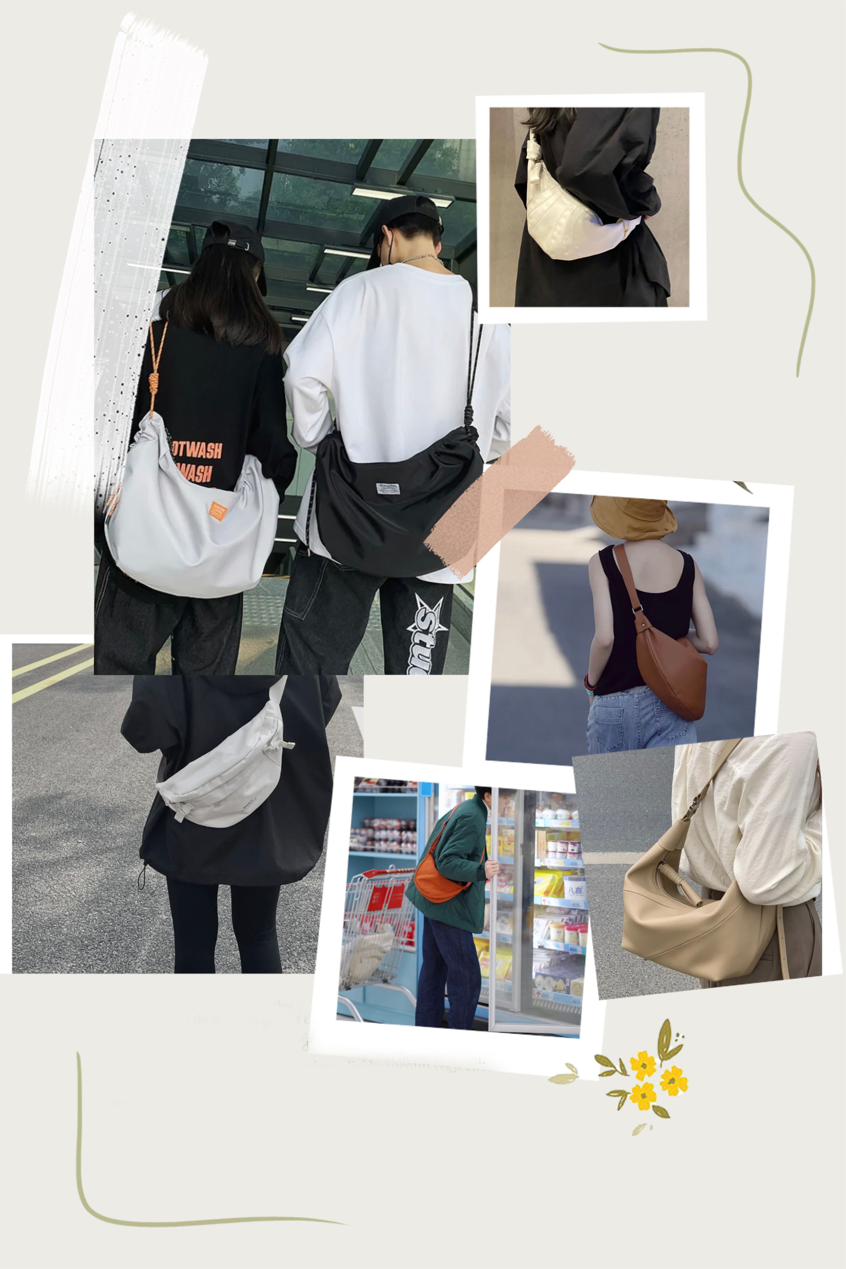 小个子平价斜挎饺子包推荐,斜挎饺子包推荐小众高级款