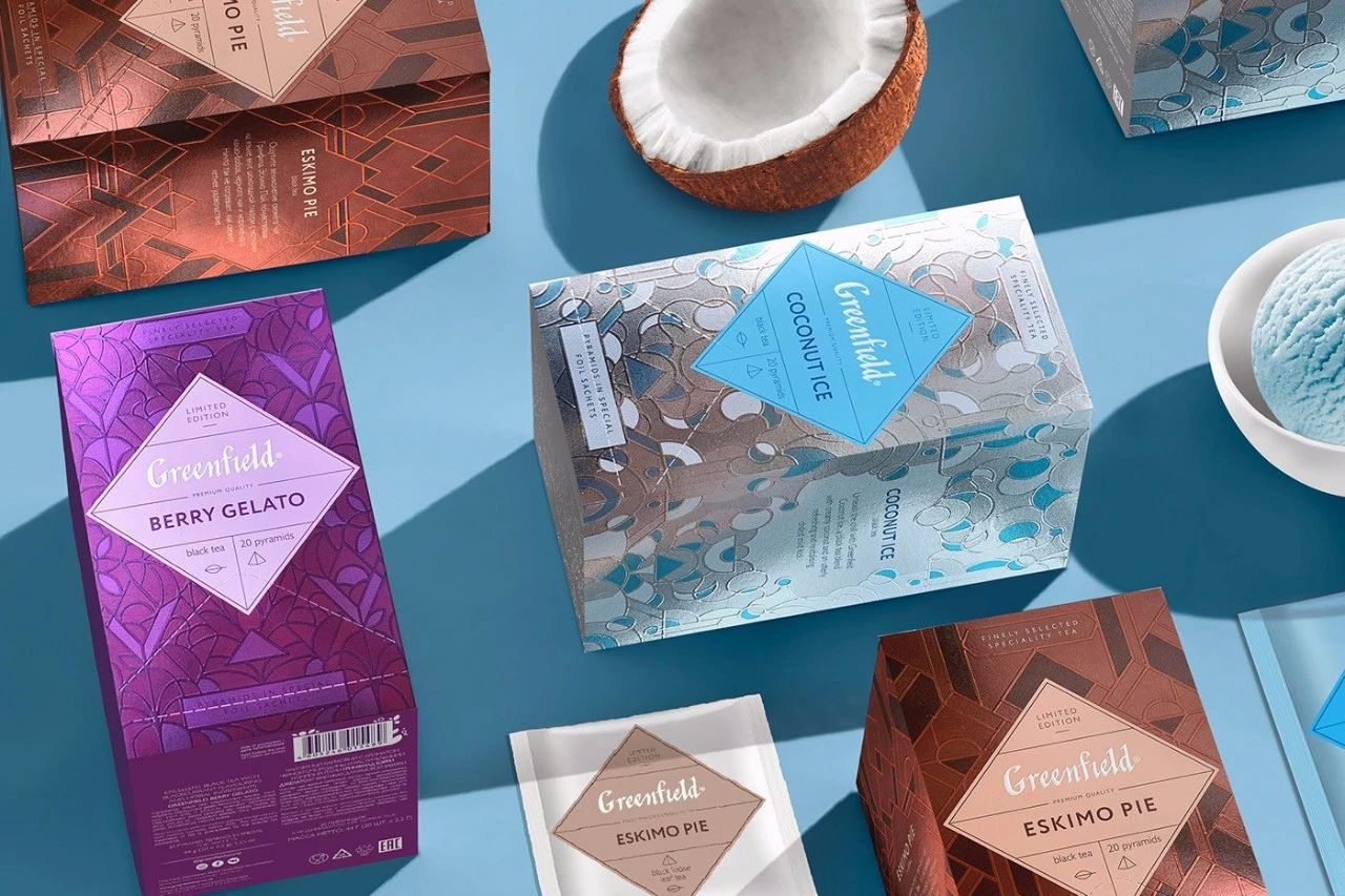 文圣茶说丨俄罗斯 Ice cream tea 茶品牌形象