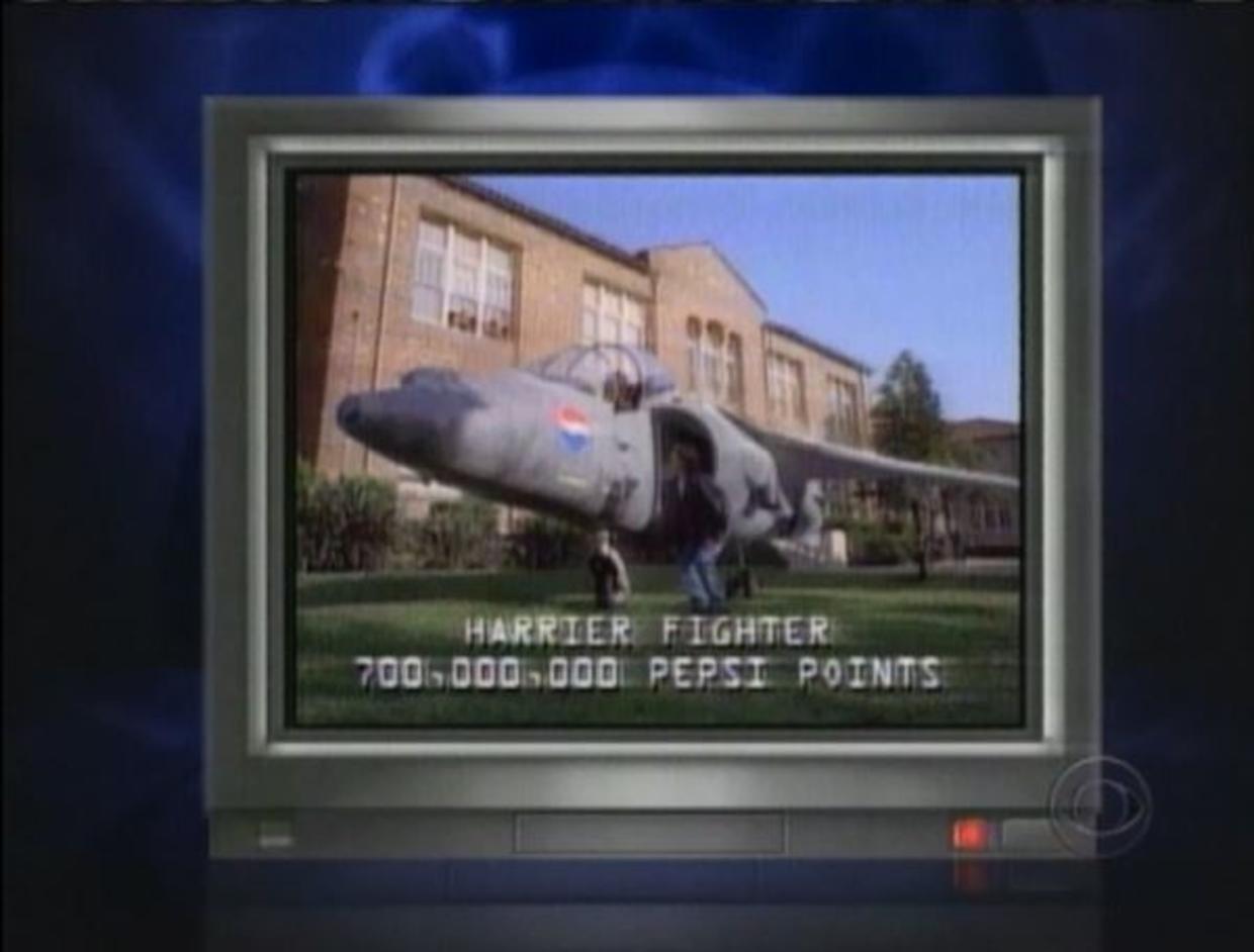 百事可乐积分兑换飞机,70万瓶可乐兑换战斗机