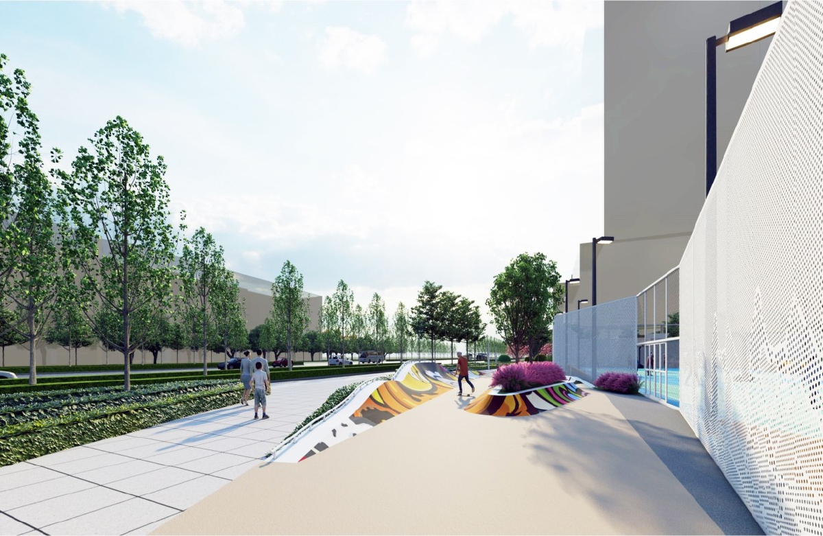 体育馆综合体,复兴桥体育综合体