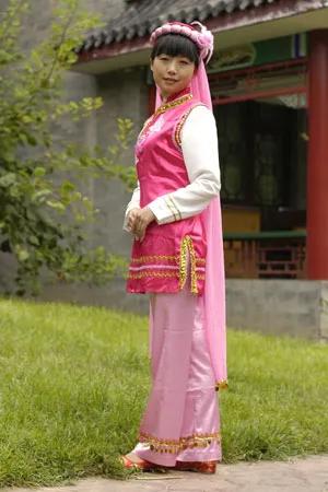 五十六个民族服饰一览图,五十六个民族服饰傈僳族