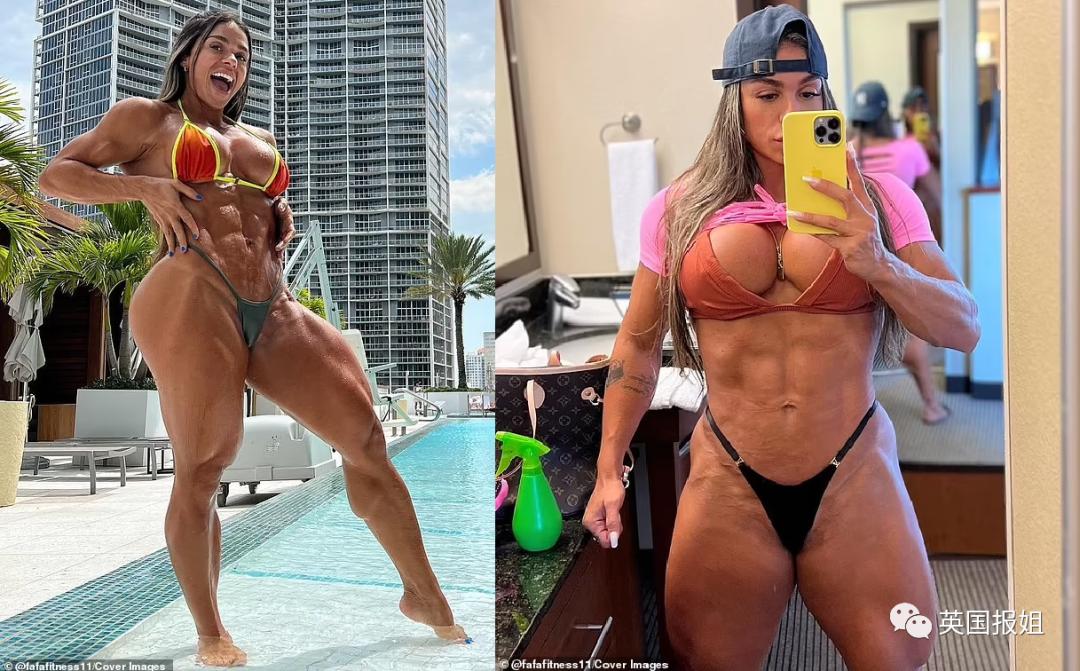 巴西健身女巨人,绿巨人健身网红