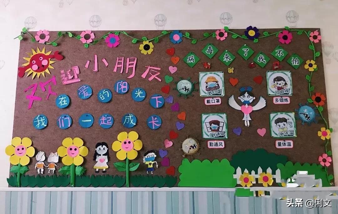 开学环创做起来,幼儿园开学主题墙环创布置