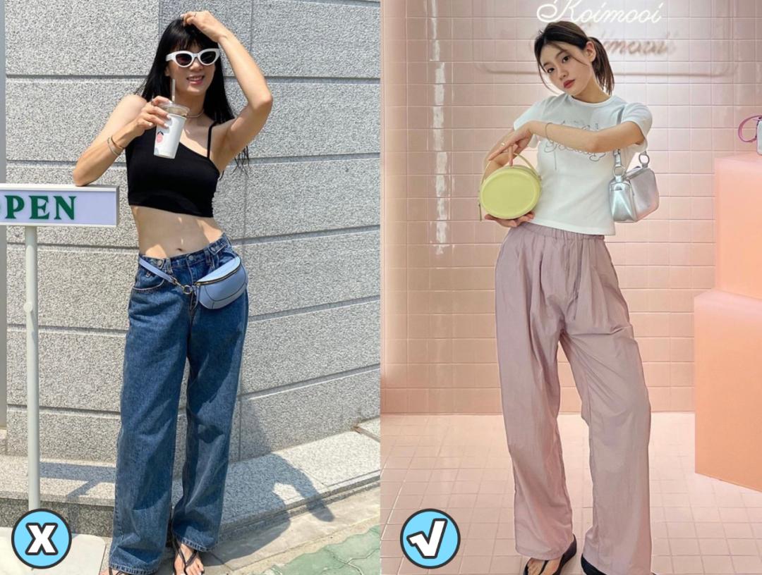 适合胖女生的裤子和衣服推荐,180斤矮胖女穿哪种裤子