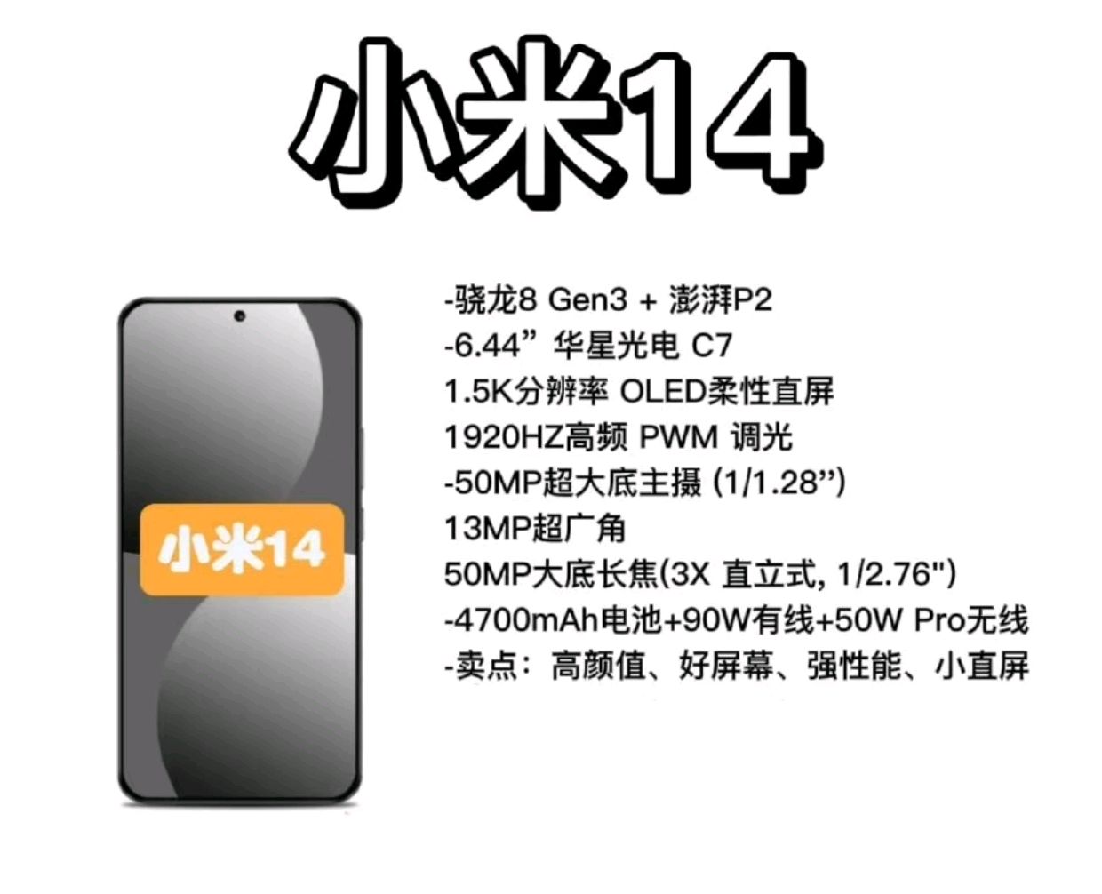 小米14与小米13参数,小米14系列颜色和小米13系列对比