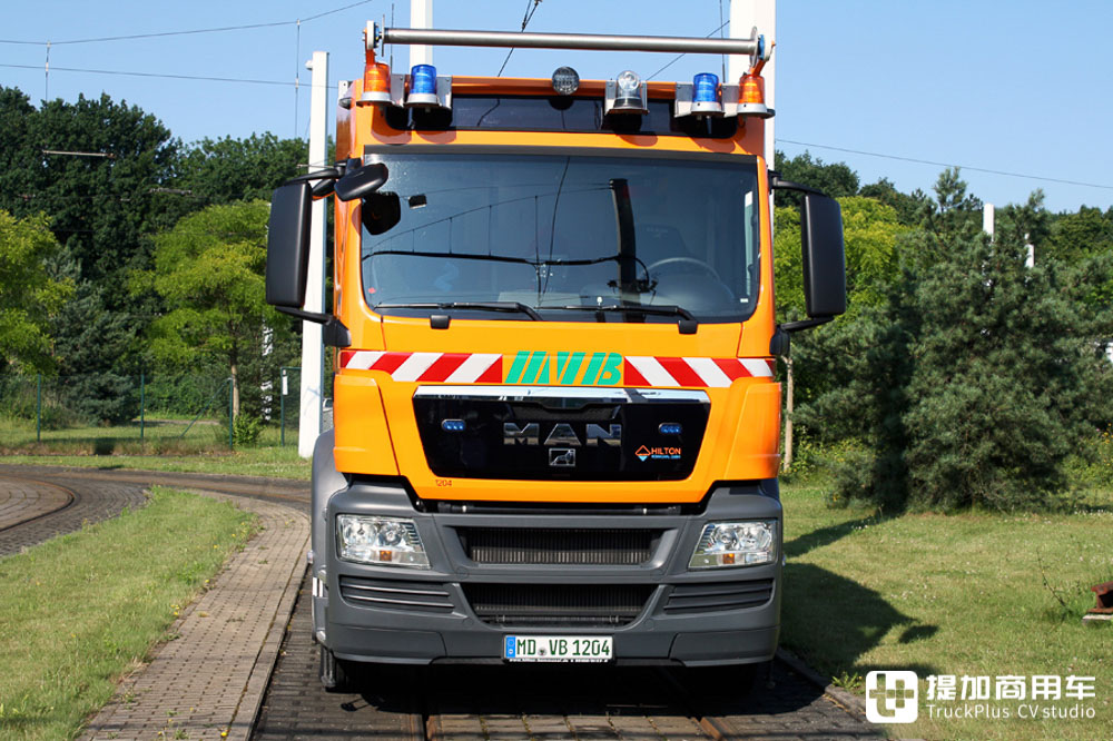 轨交运行守护神，极其罕见的曼恩TGS接触网检修车实拍