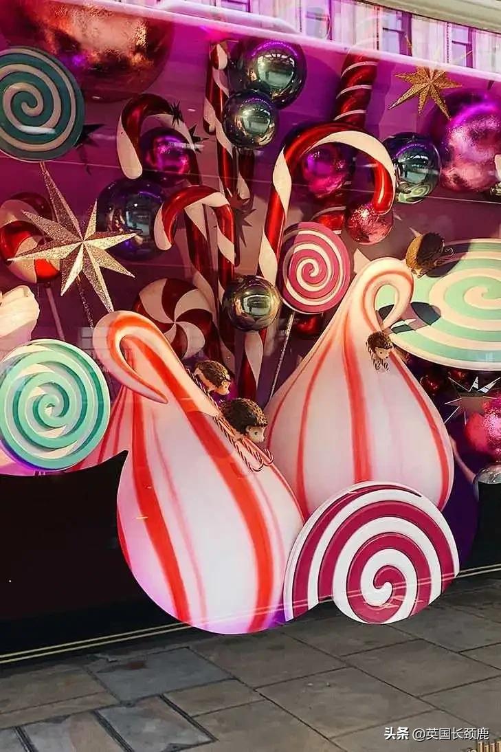 伦敦圣诞橱窗,2021年英国圣诞